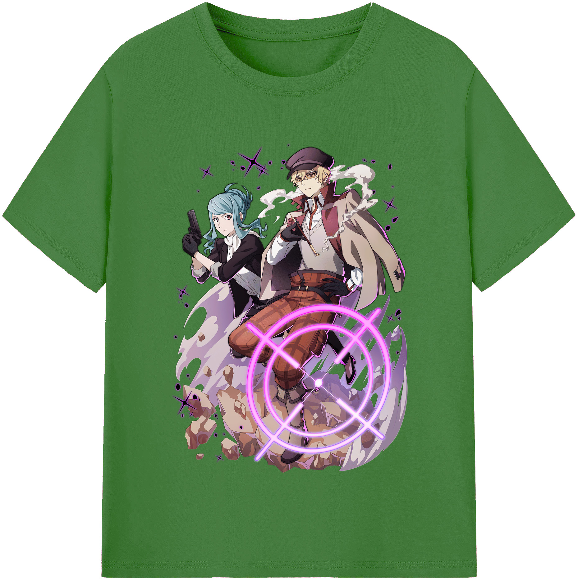 （画像用） 文豪ストレイドッグス Bungo Stray Dogs レディースカジュアルプリントTシャツ（綿100％）